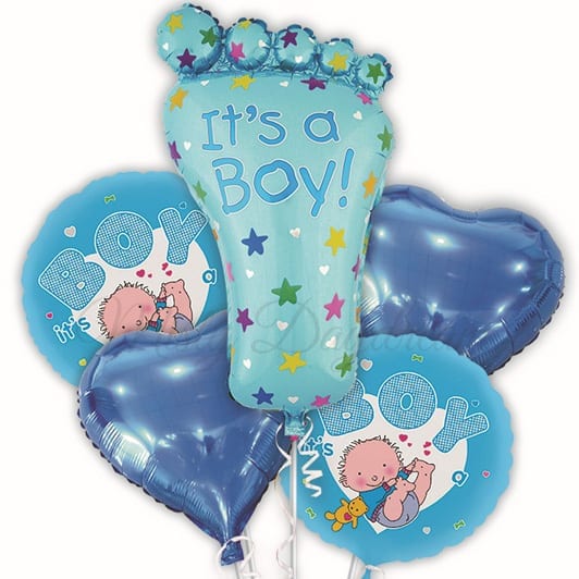 Baby Boy Foil Balloons