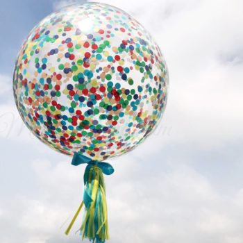 Classic Birthday 36 inch Confetti Helium Balloons