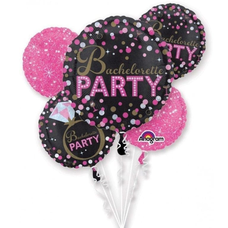 bachelorette party foil balloons