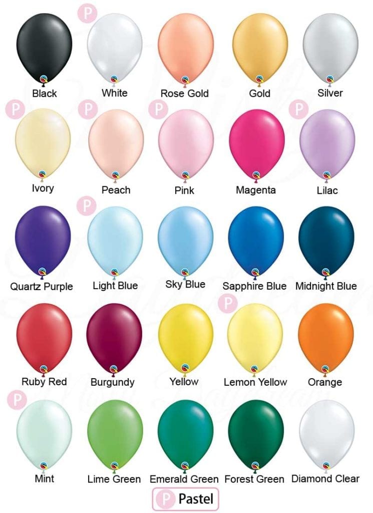12inch latex helium balloons