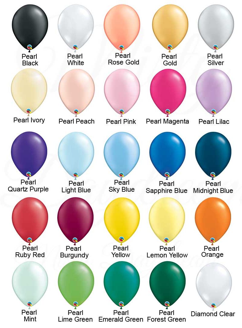 12" Premium Pearlised Latex Balloons Helium Quality **choose colour & Qty** 