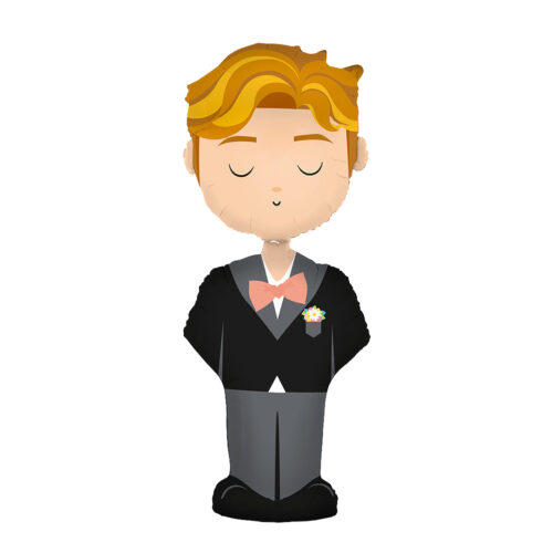 [Wedding Foil Balloons] - Character - Groom