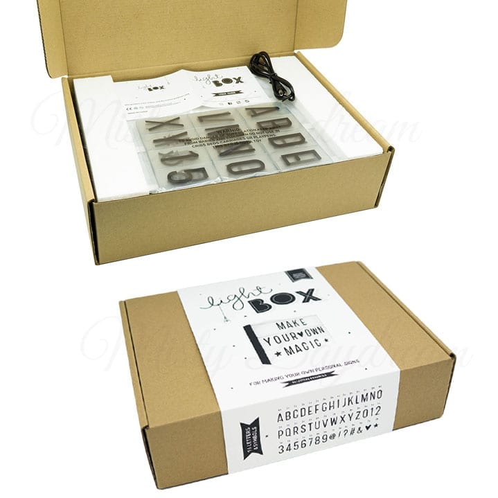 DIY Letters Light Box