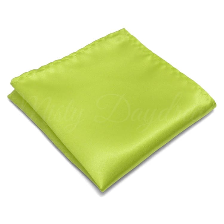 Lemon Green Pocket Square