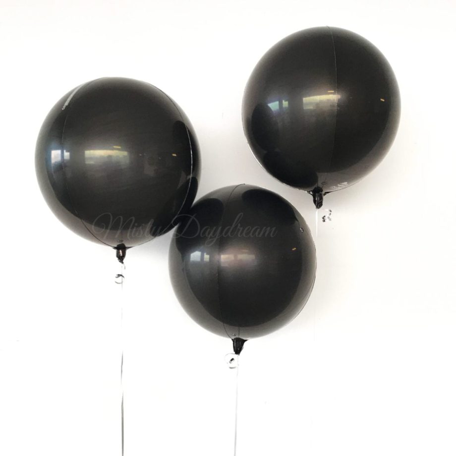 Black Orbz balloons