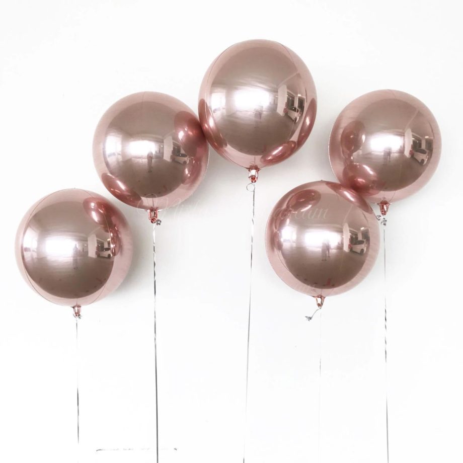 Orbz Balloons 16inch Rose Gold