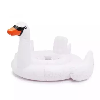 White Swan Baby Pool Float