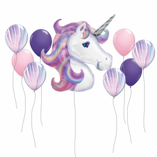 Magical Unicorn and Helium Balloons