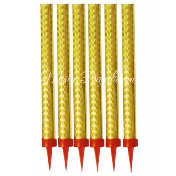 Sparkling Fireworks Sparkler Candles 6 pcs Value Pack – 20cm (L)