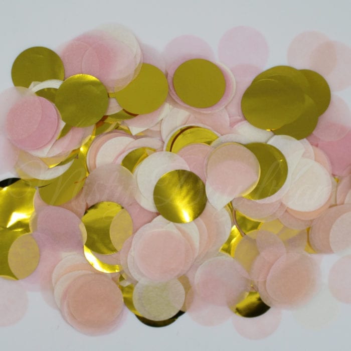 Blush Gold Confetti