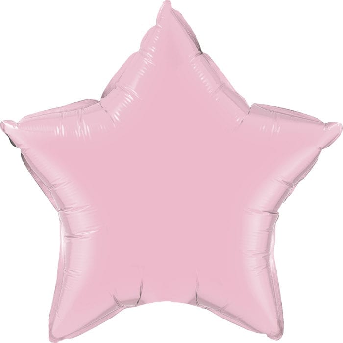 Light Pink Star Foil Balloons