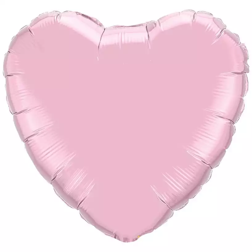 Light Pink Heart Foil balloons