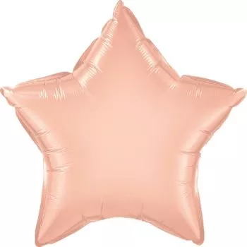 Rose Gold Star Foil Balloons