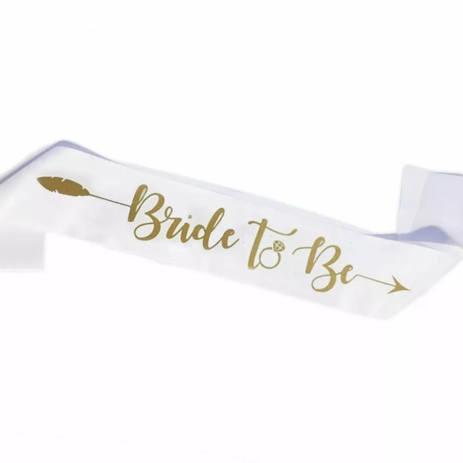 custom bridal sash