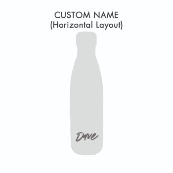Add Custom Name (Horizontal Layout)