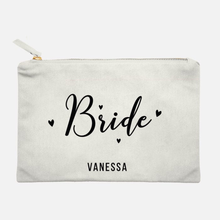 Customise bridal makeup bag