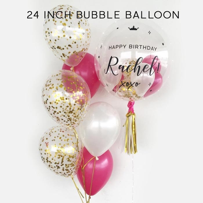 24 inch custom bubble balloons