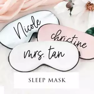 Bridal Shower Sleep mask