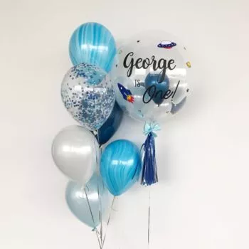 Galaxy customised balloons