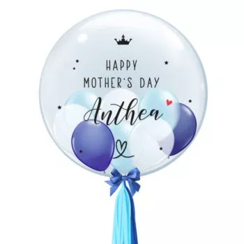customise mother's day bubble balloon