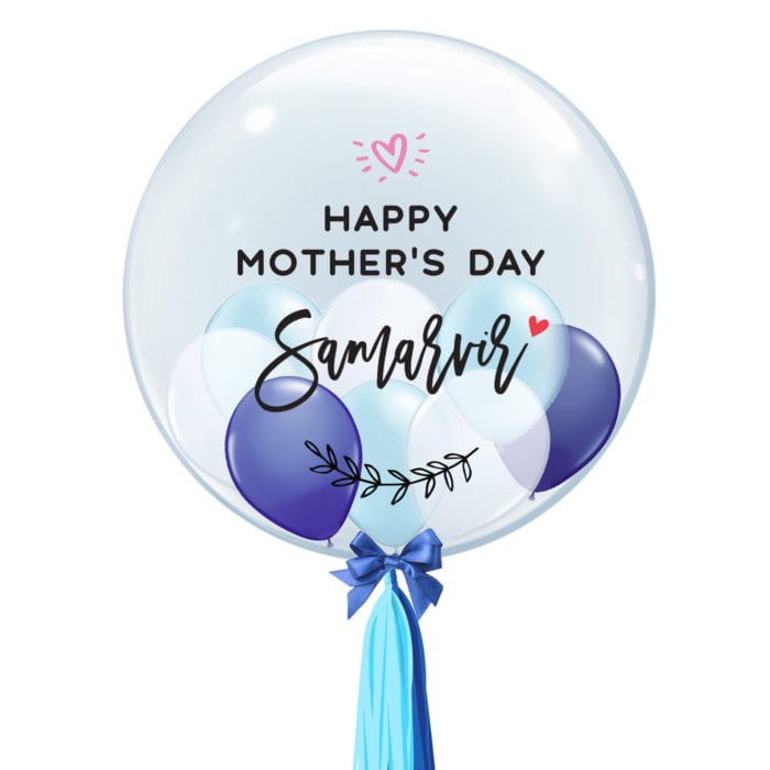 customise mother's day bubble balloon