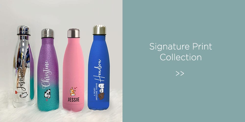 Signature Print Customized Bottles