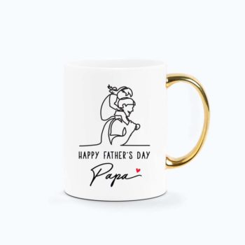 customise father's day printed mug