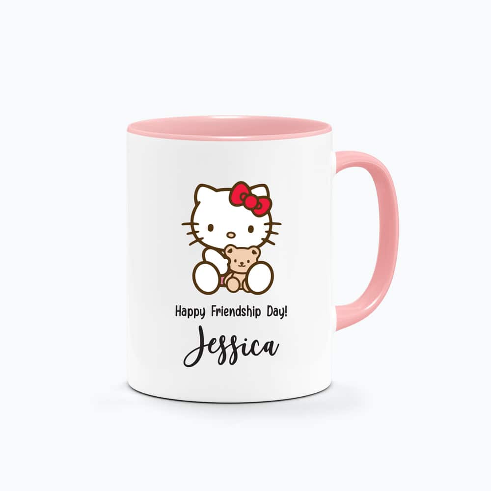 Hello Kitty Personalised White Ceramic Mug 