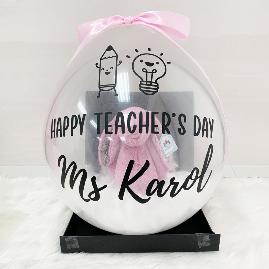 customised teacher's day gift balloon