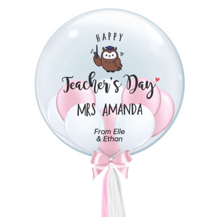 teacher's day bubble balloon
