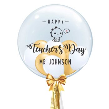 teacher's day bubble balloon