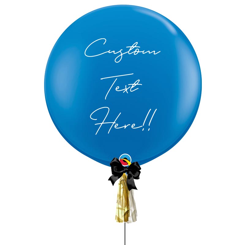 36inch personalized plain balloons - Dark Blue