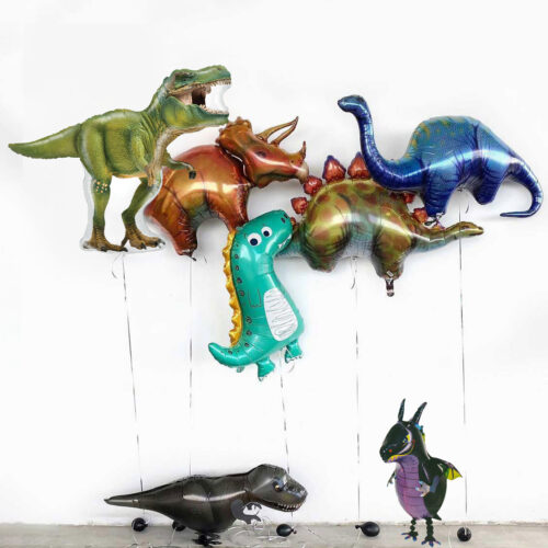 Dinosaur Helium Balloons Set