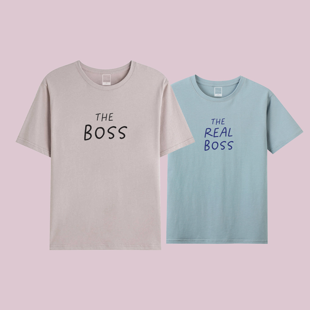 The Boss and The Real Boss Valentines Tee Design4