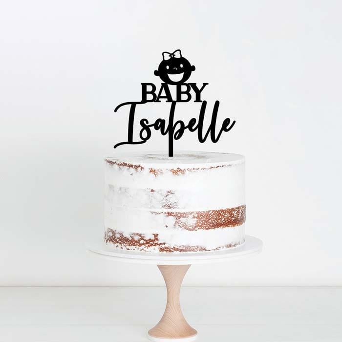 BABY Custom Name Design 1 Cake Topper