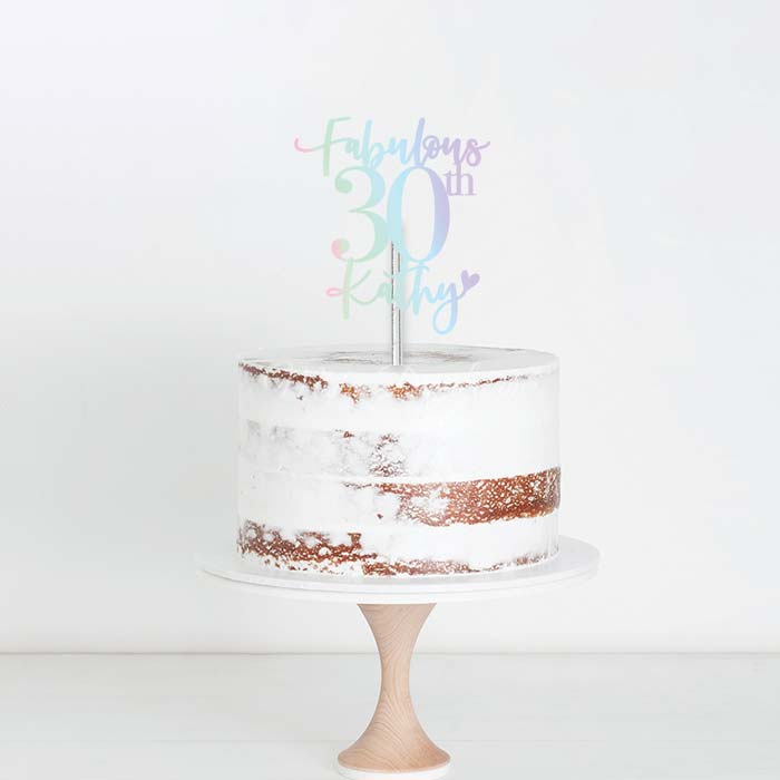 Custom Birthday Cake Topper