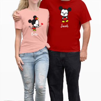 mickey and minnie couple t shirts