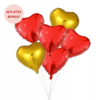 deelply in love foil balloons