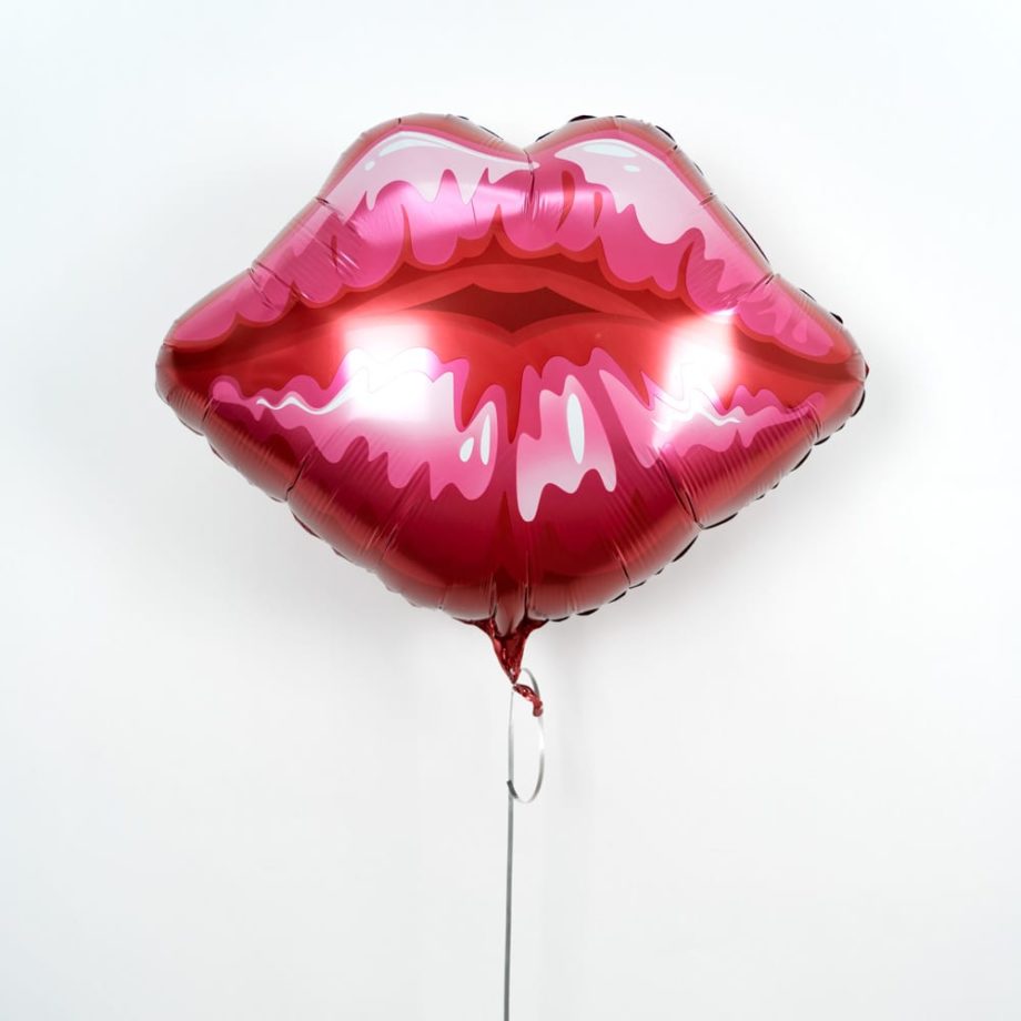 Red Lip Foil Balloon