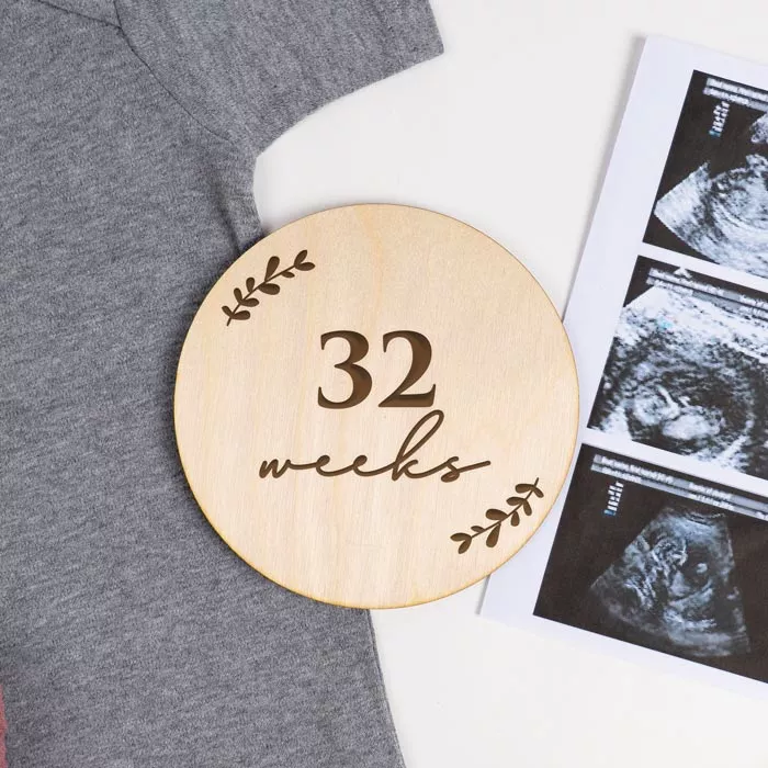 Milestone Pregnancy Announcement Plaque