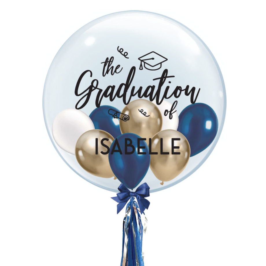 Personalised Bubble Balloon Graduation Gift Congratulations The Graduation Of Custom Name Customisation