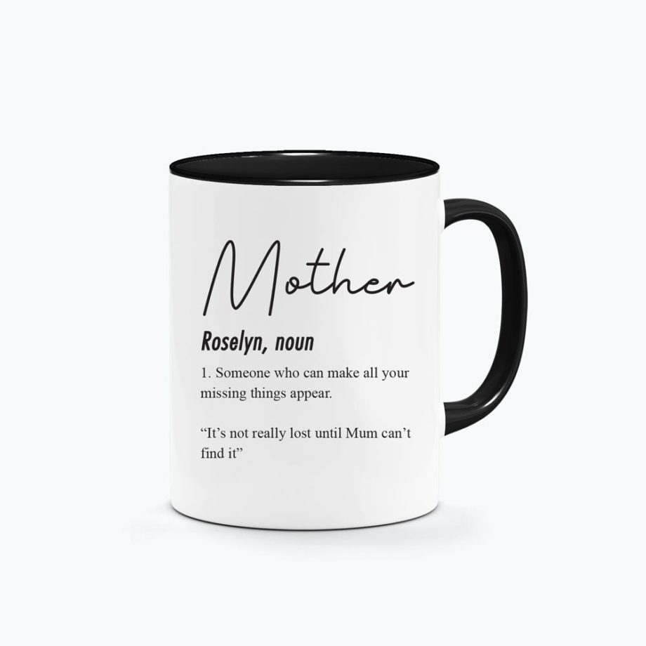 Mother Definition custom name printed mug