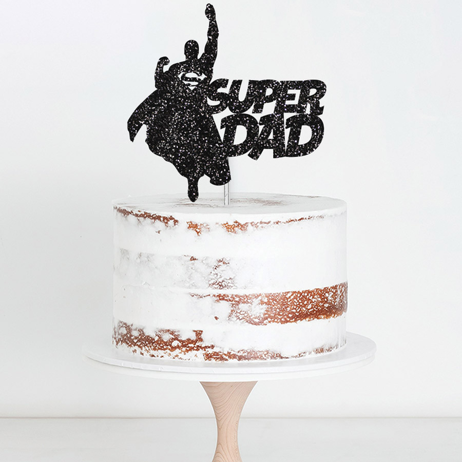 Father's day cake topper