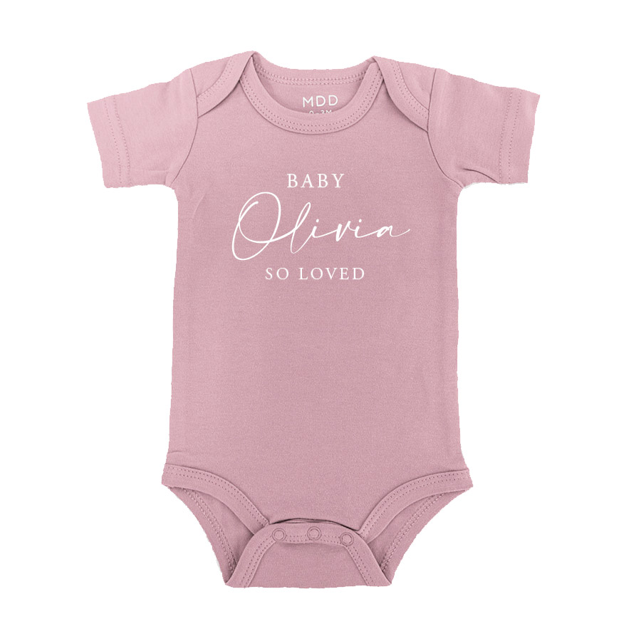 Personalized Name Baby Bodysuit Minimalist Design Collection - Personalized Name Baby Bodysuit Minimalist Design Collection - BABY Custom Name Custom Subtext
