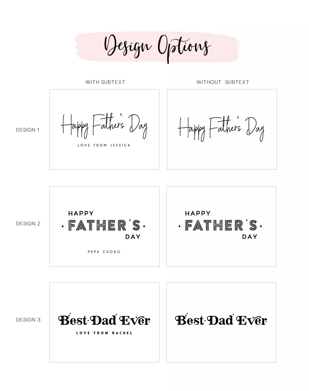 Custom Father's Day Gift Boxes Design Options
