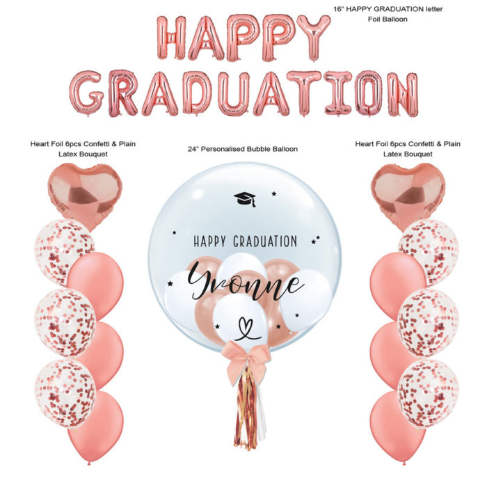 Graduation Balloons Combo Set