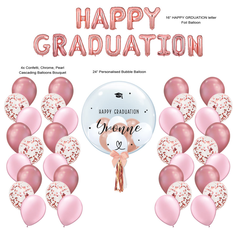 Graduation Balloons Combo Set