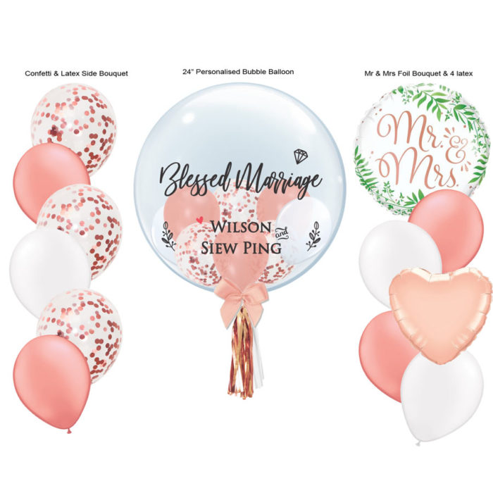 Wedding / Engagement Balloons Combo Set