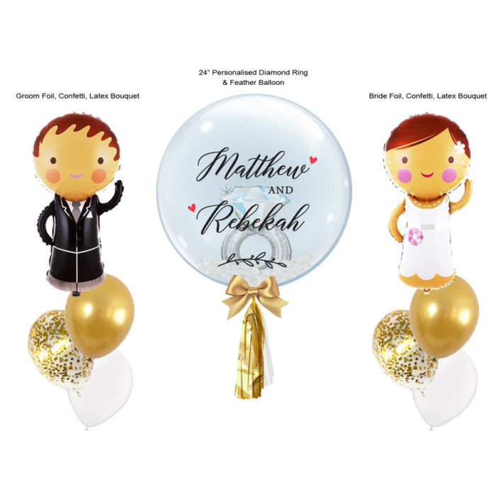 Wedding / Engagement Balloons Combo Set