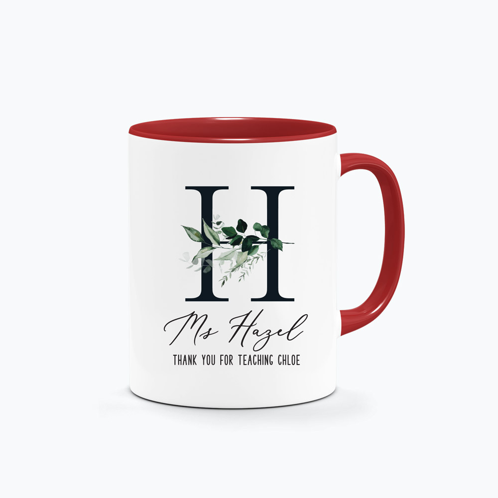Hazel's Mug Name Mug and Coaster Set 